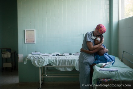 After surgeries were completed, many hugs were exchanged between the medical team and patients.
